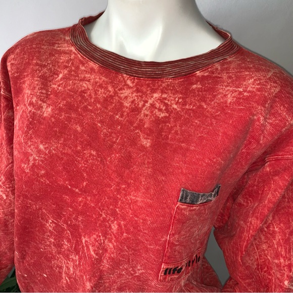 v i n t a g e :: Acid Wash Distressed Sweater Ton Sur Ton - Picture 10 of 15